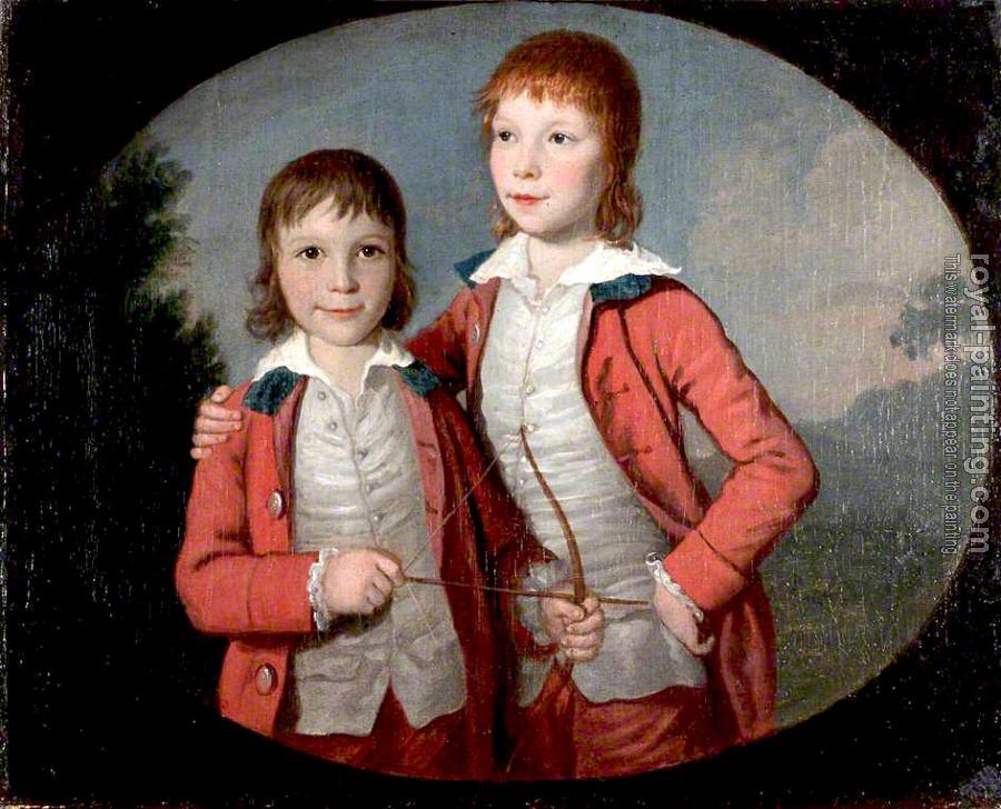 David Allan : Portrait of two boys